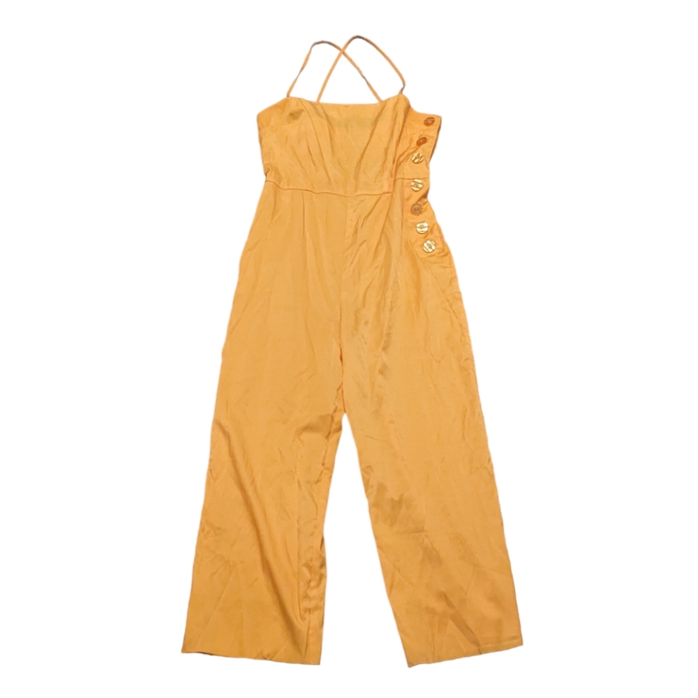 L'Academie Neon Orange Jumpsuit M - Picture 1 of 2